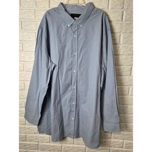 Winston The Winston Box Men's 4XLT button up long sleeve Tall Blue NWT